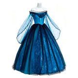 Cosplay Costume Elizabeth Frankenstein Film Cosplay Robe Bleue Femme