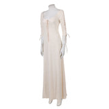 Cosplay Costume Elizabeth Swann Pirates of The Caribbean Film Robe Blanche Femme