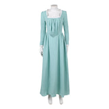 Cosplay Costume Elizabeth Swann Pirates of The Caribbean Film Robe Verte Femme