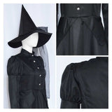 Cosplay Costume Elphaba Wicked Film Cosplay Robe Noire Femme