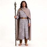 Cosplay Costume Elrond The Lord of the Rings(2026) Film Cosplay Tenue Grise Homme