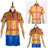 Cosplay Costume Emily Film Cosplay Tenue Jaune et Bleue Femme