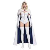 Cosplay Costume Emma Frost X-Men '97 Saison 2(2026) TV Cosplay Tenue Blanche Femme  