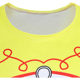 Cosplay Costume Enfant Jessie Film Cosplay Tenue Jaune et Bleue