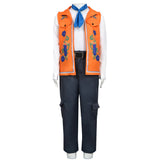 Cosplay Costume Enfant Luis Madrigal Descendants: Wicked Wonderland(2026) Film Cosplay Tenue Orange Ver.2