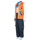 Cosplay Costume Enfant Luis Madrigal Descendants: Wicked Wonderland(2026) Film Cosplay Tenue Orange Ver.2