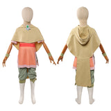 Cosplay Costume Enfant Pavi Avatar: Seven Havens(2026) TV Cosplay Tenue Beige et Orange