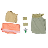 Cosplay Costume Enfant Pavi Avatar: Seven Havens(2026) TV Cosplay Tenue Beige et Orange