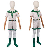 Cosplay Costume Enfant Scout Troop Beverly Hills(1989) Film Cosplay Uniforme Beige et Vert