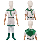 Cosplay Costume Enfant Scout Troop Beverly Hills(1989) Film Cosplay Uniforme Beige et Vert
