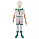 Cosplay Costume Enfant Scout Troop Beverly Hills(1989) Film Cosplay Uniforme Beige et Vert