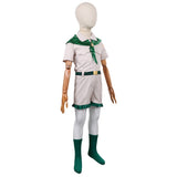 Cosplay Costume Enfant Scout Troop Beverly Hills(1989) Film Cosplay Uniforme Beige et Vert