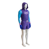 Cosplay Costume Enfant Skeleton King Les Maîtres de l'Univers(2026) Film Cosplay Tenue de Sport Violette 