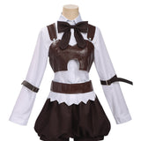 Cosplay Costume Eris Greyrat Mushoku Tensei: Jobless Reincarnation Saison 3(2026) Anime Cosplay Tenue Beige et Brune Femme