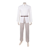Cosplay Costume Ethan La Guerre des Étoiles: Visions Presents(2026) TV Cosplay Tenue Blanche et Grise Homme