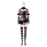 Cosplay Costume Femme Art The Clown Terrifier 4(2026) Film Cosplay Tenue Noire Taché de Sang
