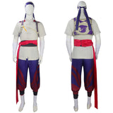 Cosplay Costume Fire God Liu Kang Mortal Kombat 2(2026) Film Cosplay Tenue Grise Homme