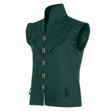 Cosplay Costume Flynn Rider Raiponce Film Cosplay Gilet Vert Homme