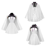 Cosplay Costume Gigi Andalucia Mobile Suit Gundam Hathaway: The Sorcery of Nymph Circe(2026) Anime Cosplay Robe Blanche Femme