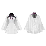 Cosplay Costume Gigi Andalucia Mobile Suit Gundam Hathaway: The Sorcery of Nymph Circe(2026) Anime Cosplay Robe Blanche Femme