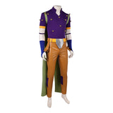 Cosplay Costume Gyro Zeppeli JJBA 7(2026) Anime Cosplay Tenue Violette et Brune Homme