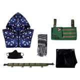 Cosplay Costume Hackclaw Delta Force Jeu Cosplay Tenue Verte Femme