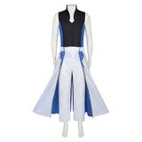 Cosplay Costume Hades Record of Ragnarok Anime Cosplay Tenue Bleue et Blanche Homme
