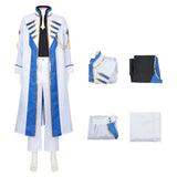 Cosplay Costume Hades Record of Ragnarok Anime Cosplay Tenue Bleue et Blanche Homme