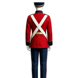 Cosplay Costume Hamlet Théâtre Cosplay Tenue de Tambour Rouge