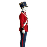 Cosplay Costume Hamlet Théâtre Cosplay Tenue de Tambour Rouge