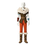 Cosplay Costume Hampton Squib Golden Axe(2026) TV Cosplay Tenue Brune et Orange Homme
