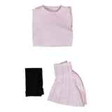 Cosplay Costume Hana Kurusu Jujutsu Kaisen Saison 3(2026) Anime Cosplay Tenue Blanche et Noire Femme