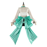 Cosplay Costume Haruka Arknights Jeu Cosplay Tenue Blanche et Verte Femme