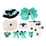 Cosplay Costume Haruka Arknights Jeu Cosplay Tenue Blanche et Verte Femme