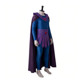 Cosplay Costume He-Man Les Maîtres de l'Univers(2026) Film Cosplay Combinaison Violette Homme