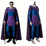 Cosplay Costume He-Man Les Maîtres de l'Univers(2026) Film Cosplay Combinaison Violette Homme