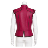 Cosplay Costume He-Man Les Maîtres de l'Univers(2026) Film Cosplay Haut Blanc et Manteau Rouge Homme