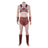 Cosplay Costume He-Man Les Maîtres de l'Univers(2026) Film Cosplay Tenue de Cuir Brune Homme