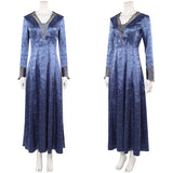 Cosplay Costume Helaena Targaryen House of The Dragon 3(2026) Robe Bleue Femme