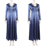 Cosplay Costume Helaena Targaryen House of The Dragon 3(2026) Robe Bleue Femme