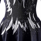 Cosplay Costume Hikaru Kamisaki Medalist Anime Cosplay Robe de Patinage Noire Femme