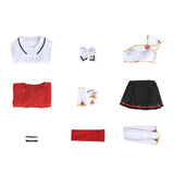 Cosplay Costume Hikaru Shidou Magic Knight Rayearth Anime Cosplay Tenue Rouge et Noire Femme