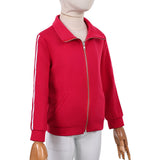 Cosplay Costume Holly Wheeler Stranger Things: Chroniques de 1985(2026) TV Cosplay Manteau Rouge Enfant