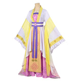 Cosplay Costume Huang Linglin Though I Am an Inept Villainess(2026) Anime Cosplay Tenue Jaune Femme