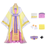 Cosplay Costume Huang Linglin Though I Am an Inept Villainess(2026) Anime Cosplay Tenue Jaune Femme