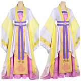 Cosplay Costume Huang Linglin Though I Am an Inept Villainess(2026) Anime Cosplay Tenue Jaune Femme