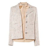 Cosplay Costume Im Han-rim Teach You a Lesson(2026) TV Cosplay Veste Beige+Chemise Abricot Femme