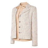 Cosplay Costume Im Han-rim Teach You a Lesson(2026) TV Cosplay Veste Beige+Chemise Abricot Femme