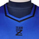 Cosplay Costume Isagi Yoichi Blue Lock Live Action(2026) Team Z Maillot de Football Bleu Homme