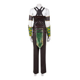 Cosplay Costume Jade Mortal Kombat 2 Film Cosplay Tenue Verte et Noire Homme